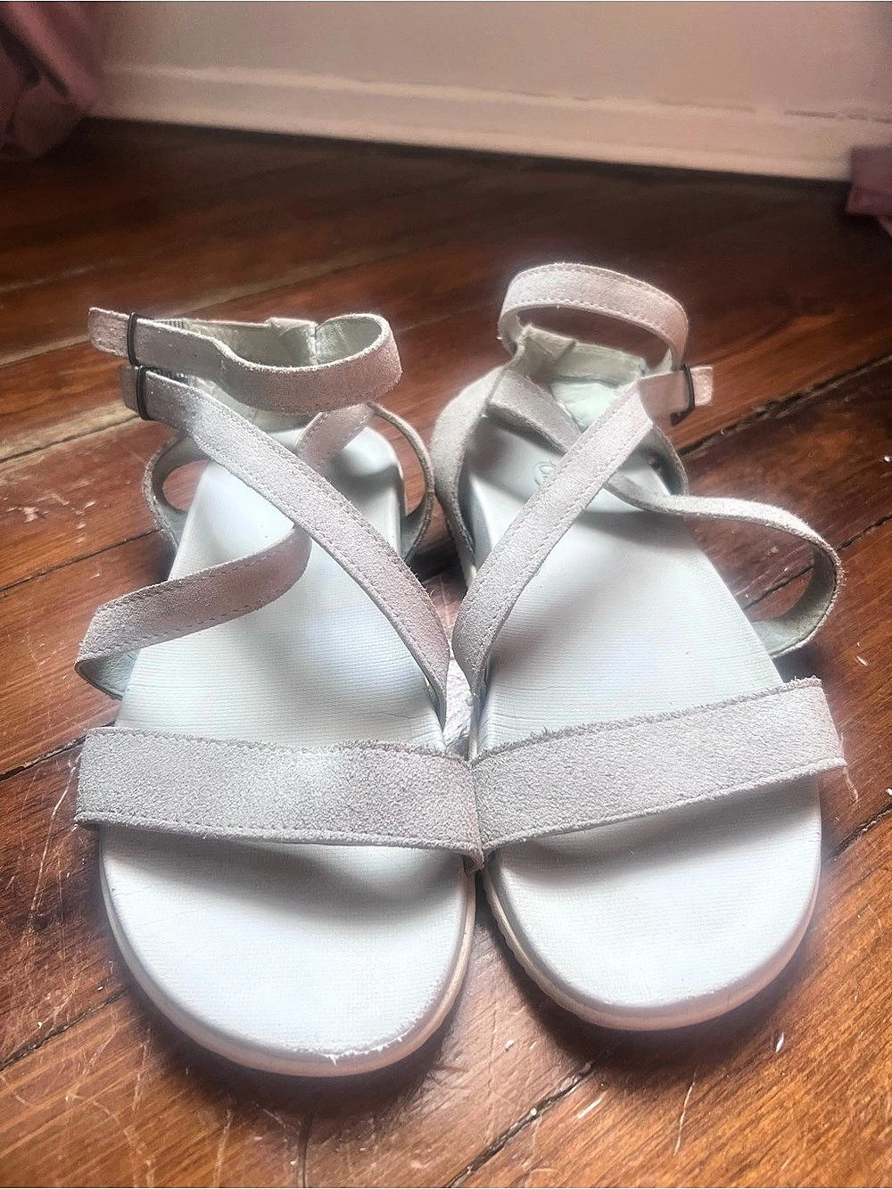 Chaco Townes Suede Midform Sandals – Rose Quartz – Women’s 8